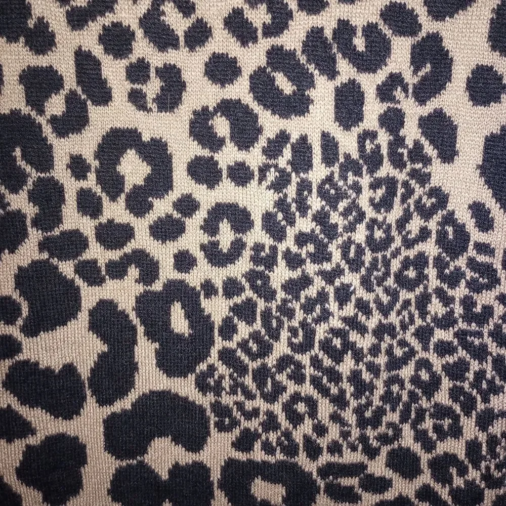 Michael Michael Kors Dark Caramel Leopard Print Infinity Scarf NWT